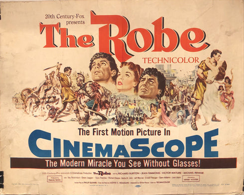 The Robe 1953 display sheet