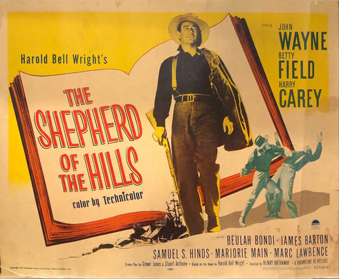 shepherd of the hills 1955R display sheet