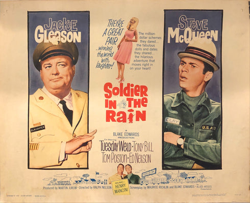 soldier in the rain 1964 display sheet, rolled