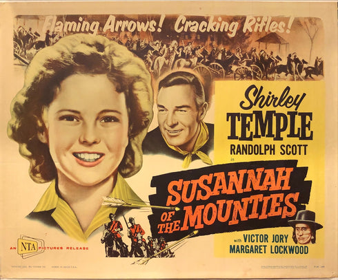 susannah of the mounties 1958R display sheet