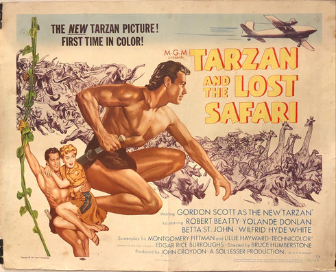 tarzan and the lost safari 1957 display sheet