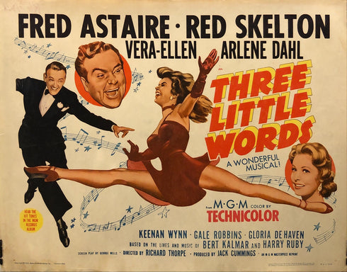 three little words 1963R display sheet, rolled