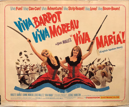 viva maria! 1966 display sheet, rolled