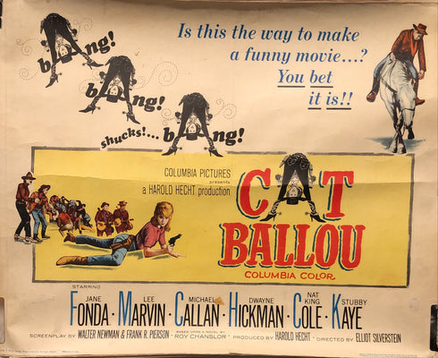 cat ballou 1965 display sheet, rolled