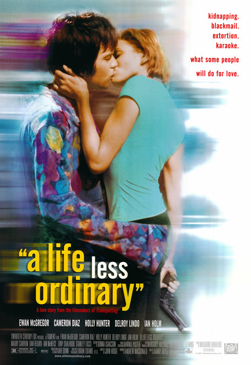a life less ordinary 1997 version a one sheet poster rolled