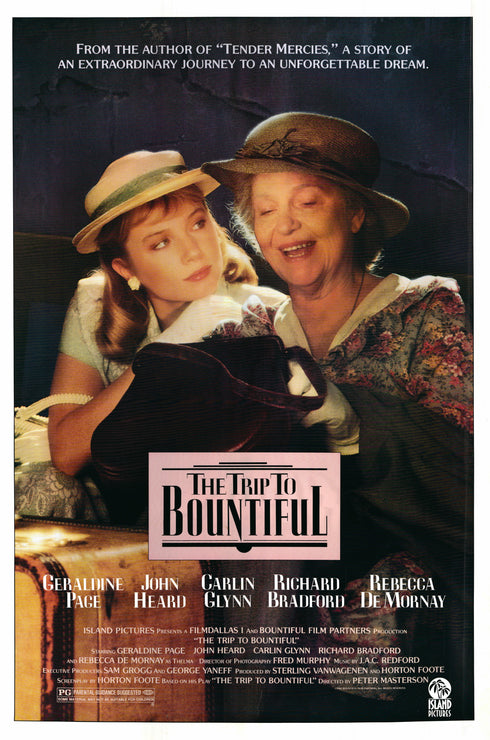 the trip to bountiful 1985 one sheet poster rolled