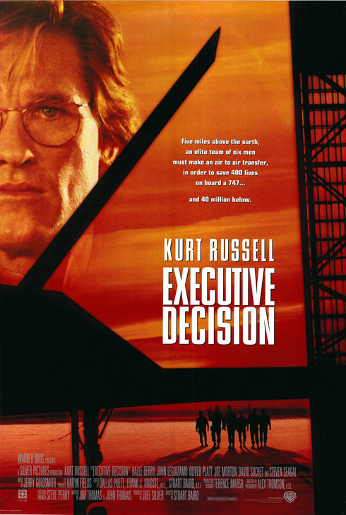 executive decision 1996 international one sheet poster double sided