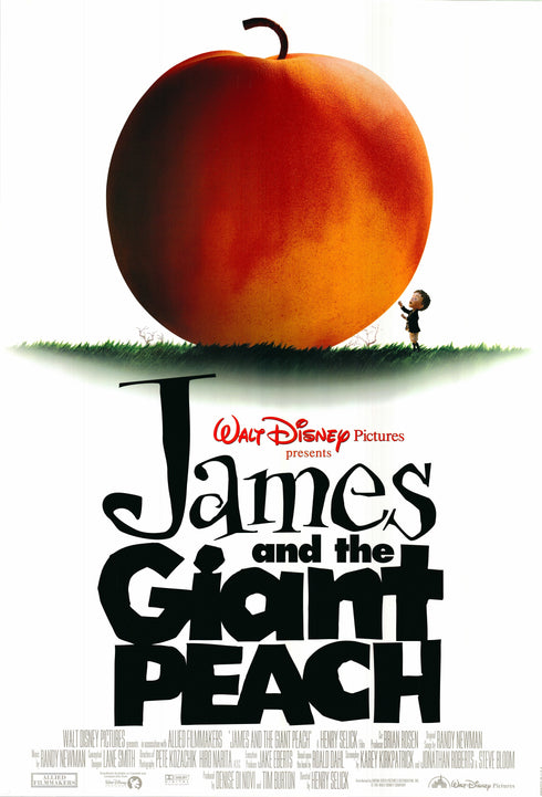 james and the giant peach 1996 one sheet poster rolled