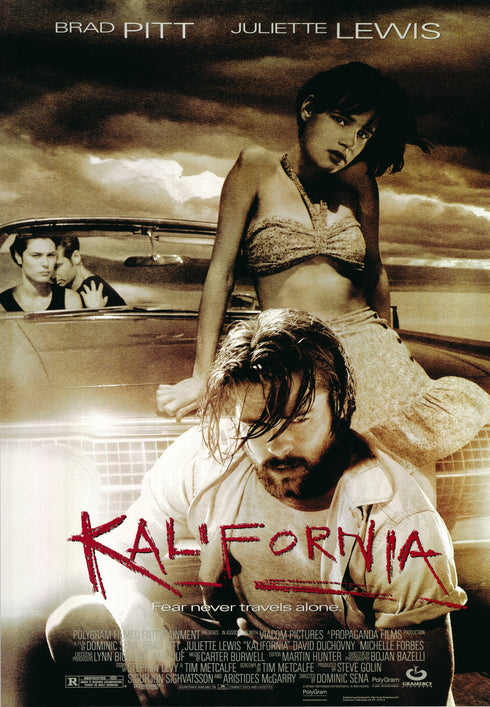 kalifornia 1993 international one sheet poster