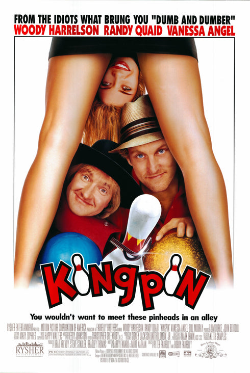 kingpin 1996 one sheet poster rolled double sided