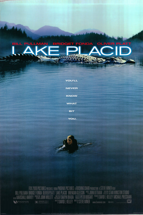 lake placid 1999 one sheet poster rolled