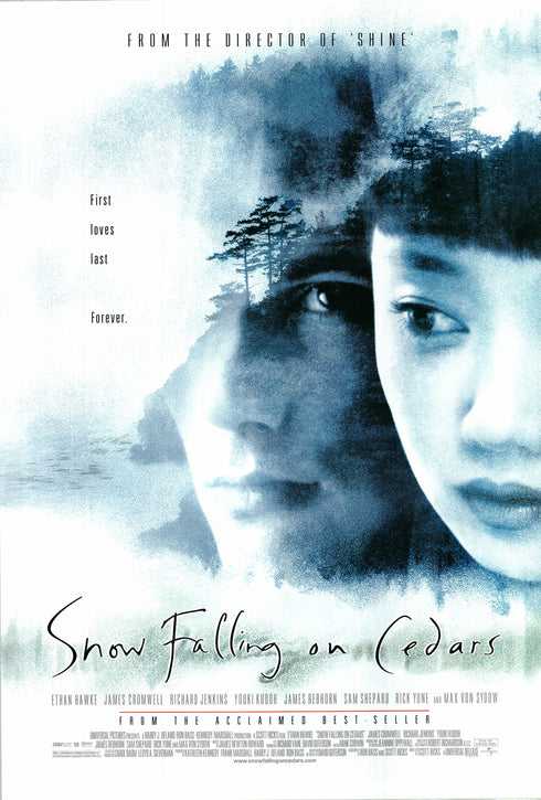 snow falling on cedars 1999 one sheet poster rolled double sided