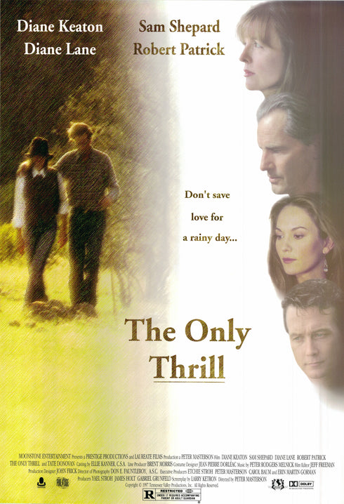 the only thrill 1998 one sheet poster rolled