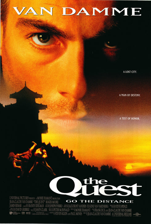 the quest 1996 one sheet poster rolled double sided
