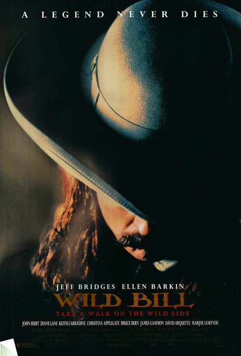 wild bill 1995 one sheet poster rolled