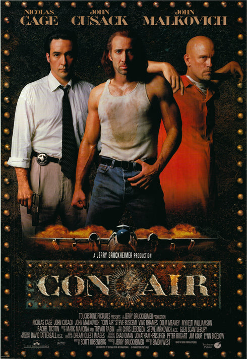 con air 1997 international one sheet poster rolled