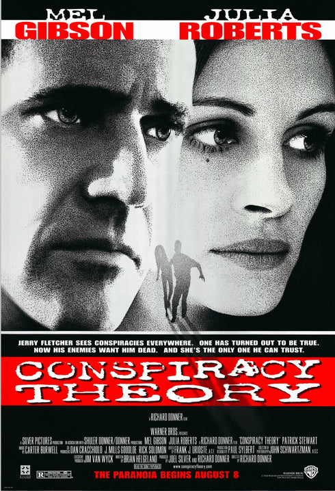 conspiracy theory 1997 one sheet poster rolled