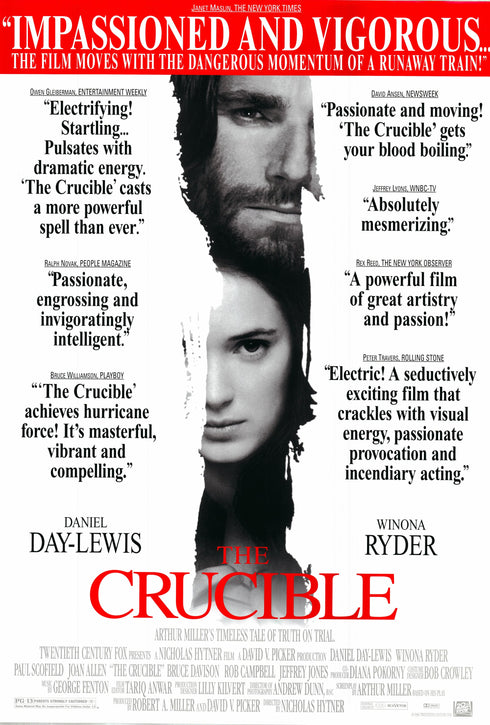 crucible 1996 one sheet poster rolled