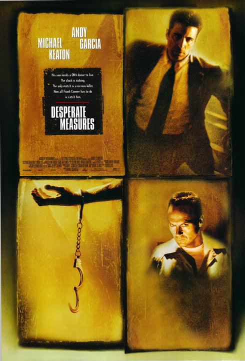 desperate measures 1998 one sheet poster rolled
