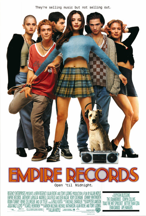 empire records 1995 one sheet poster rolled