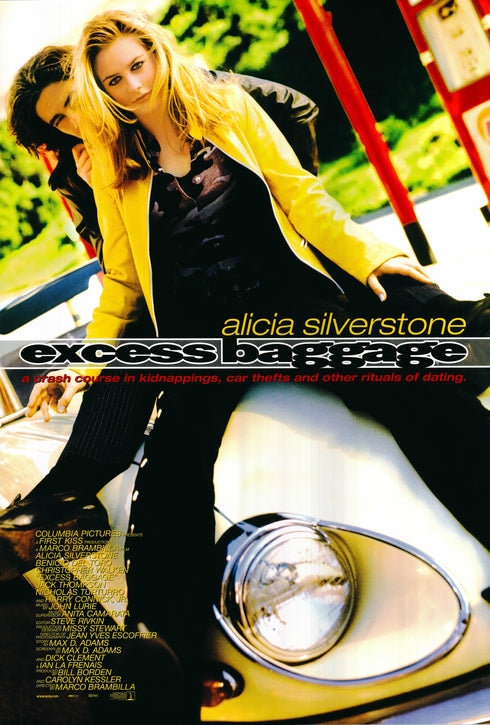 excess baggage 1997 one sheet poster rolled