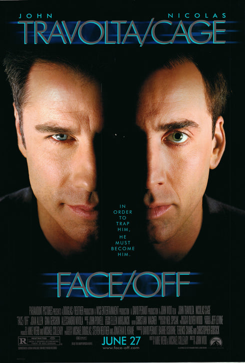face off 1997 advance one sheet poster rolled