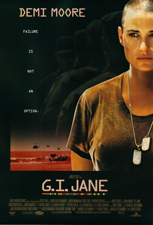 gi jane 1997 style a one sheet poster rolled double sided