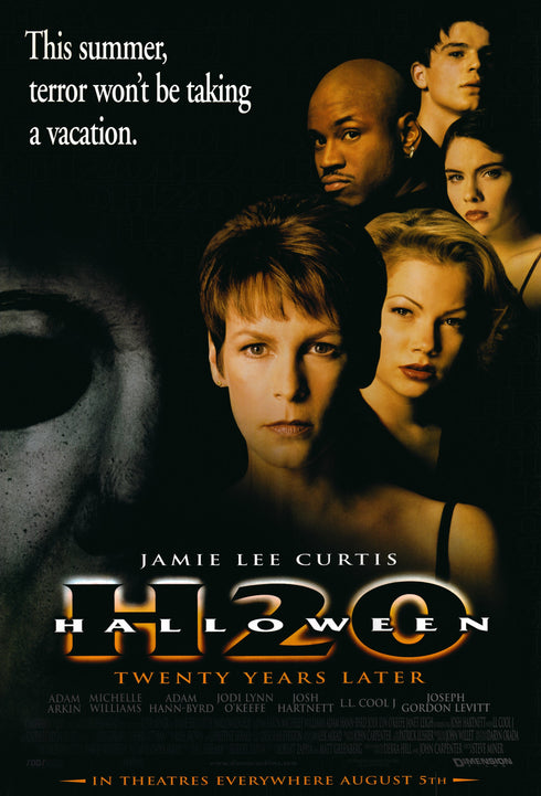 halloween h2o 1998 one sheet poster rolled