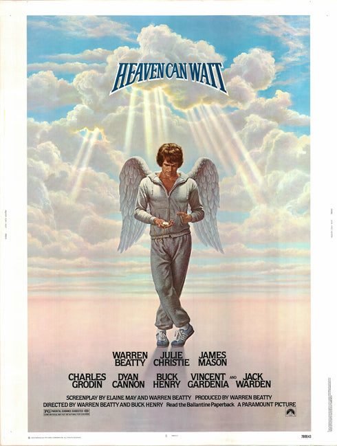 heaven can wait 1978 one sheet poster rolled