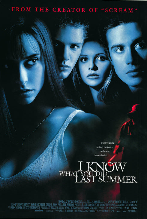 i know what you did last summer 1998 one sheet poster rolled