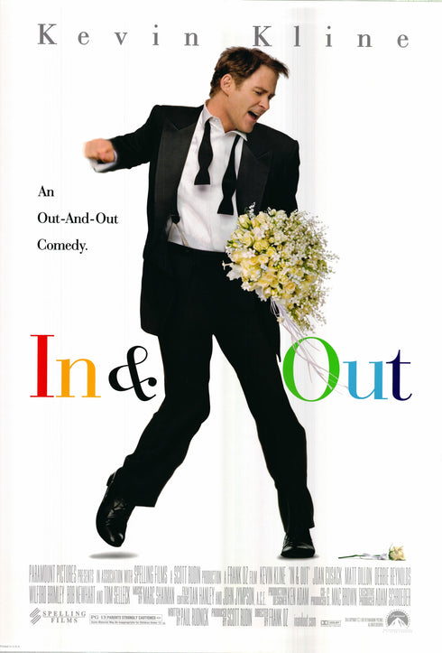 in and out 1997 one sheet poster rolled