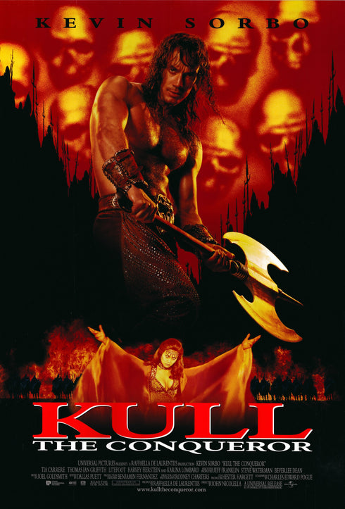 kull the conqueror 1997 one sheet poster rolled