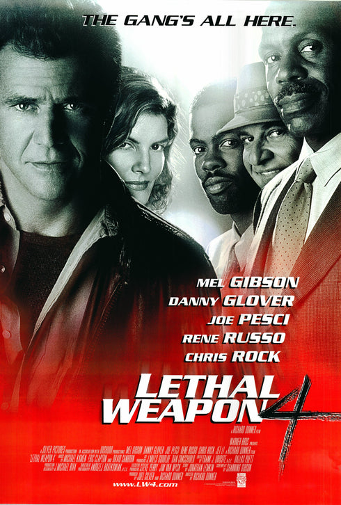lethal weapon 4 1998 one sheet poster rolled