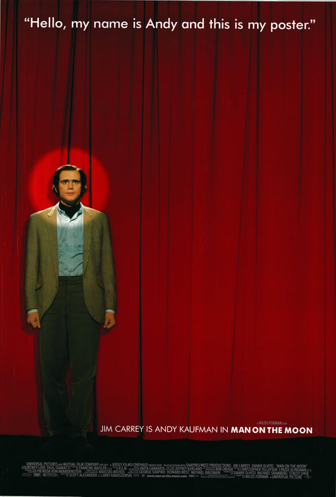 man on the moon 1999 one sheet poster rolled