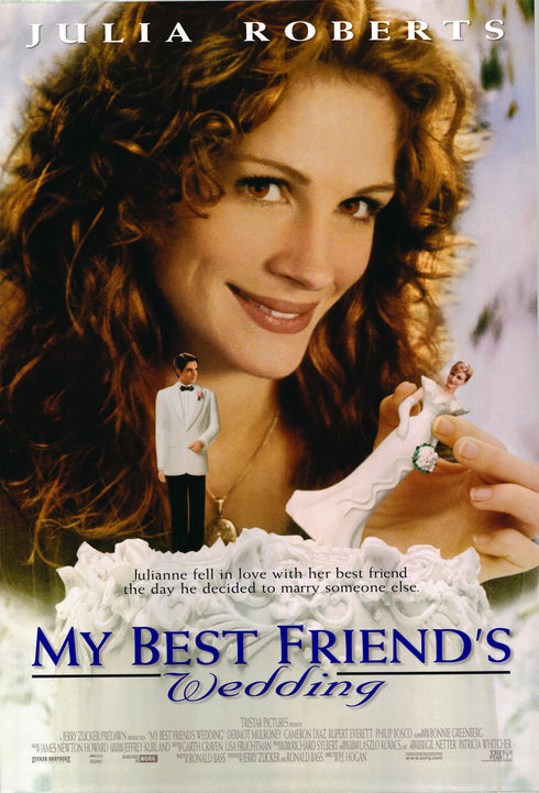 my best friend's wedding 1997 one sheet poster rolled