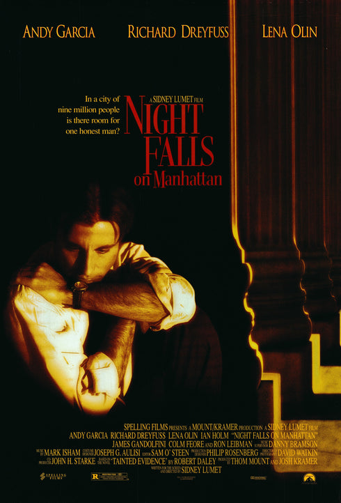 night falls on manhattan 1996 one sheet poster rolled