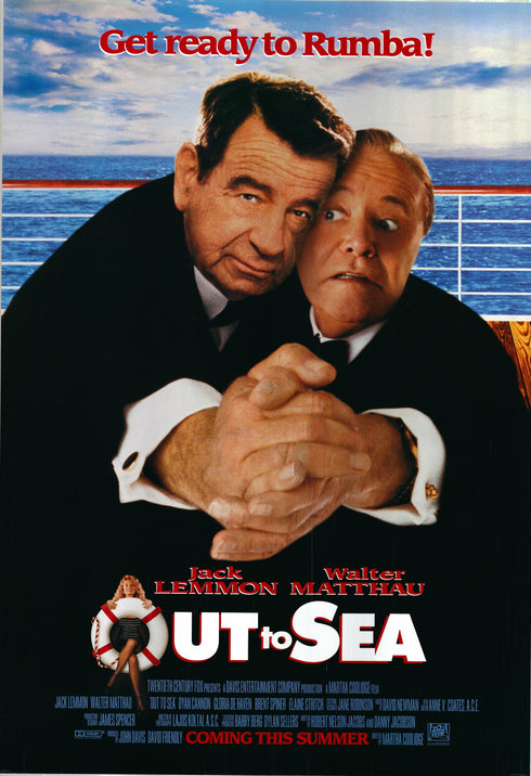 out to sea 1997 one sheet poster rolled