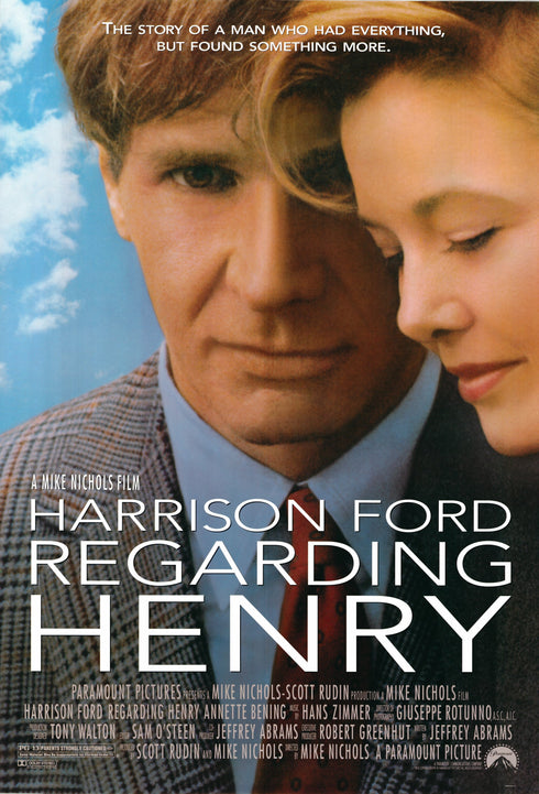 regarding henry 1991 one sheet poster rolled
