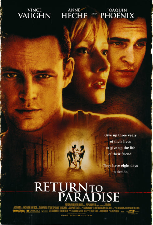 return to paradise 1998 one sheet poster rolled