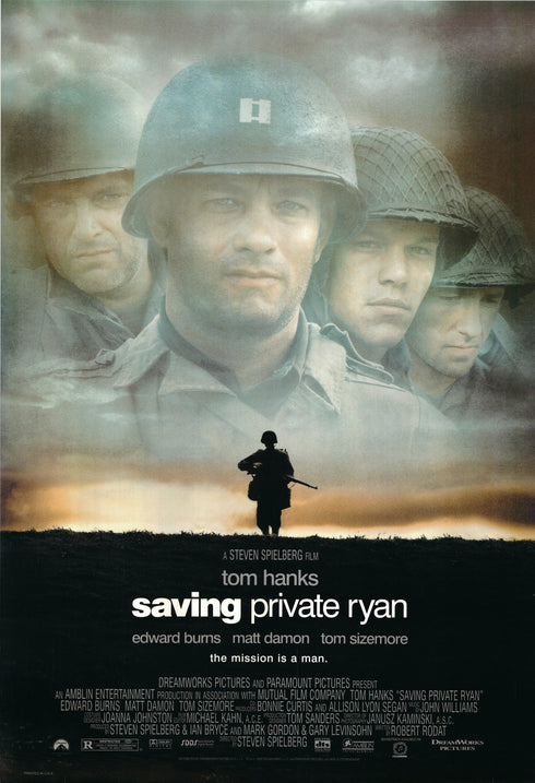 saving private ryan 1998 advance one sheet poster rolled
