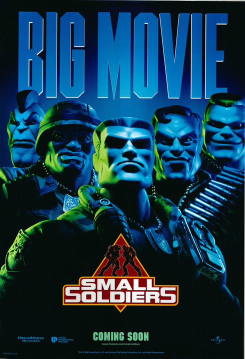 small soldiers 1998 advance one sheet poster rolled