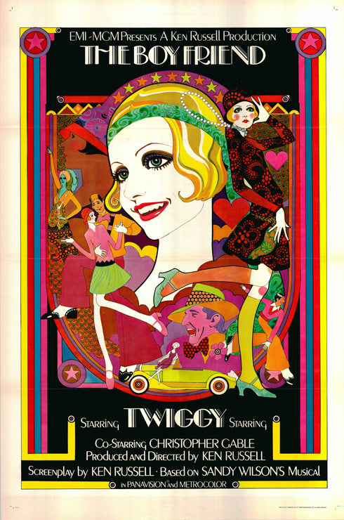 the boyfriend 1971 one sheet poster folded and rolled