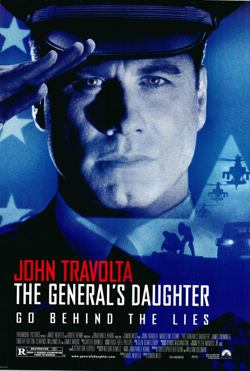 the general's daughter 1999 one sheet poster rolled