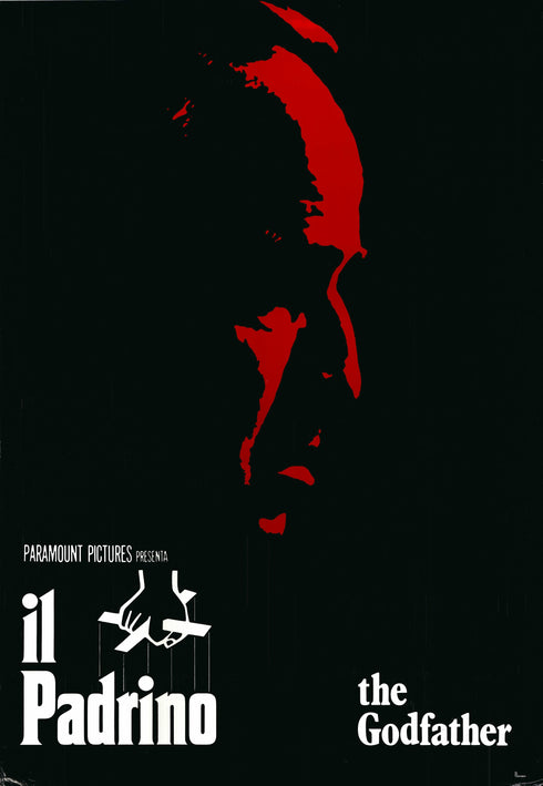 il padrino (the godfather) 1997 italian one sheet poster rolled