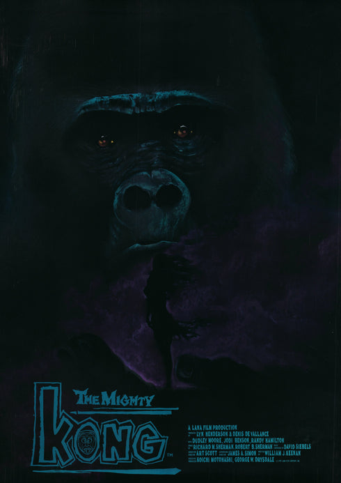 the mighty kong 1997 one sheet poster rolled