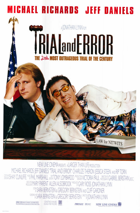 trial and error 1997 one sheet poster rolled