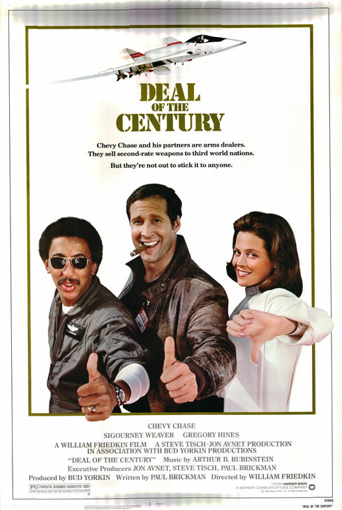 deal of the century 1983 one sheet poster rolled cardstock