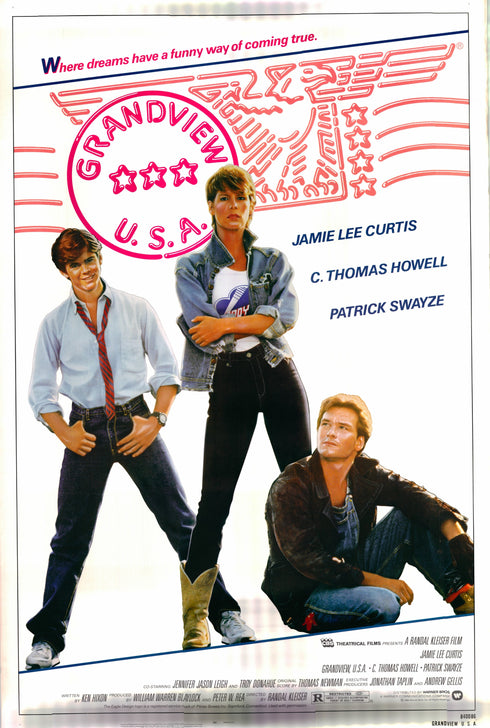 grandview usa 1984 one sheet poster rolled