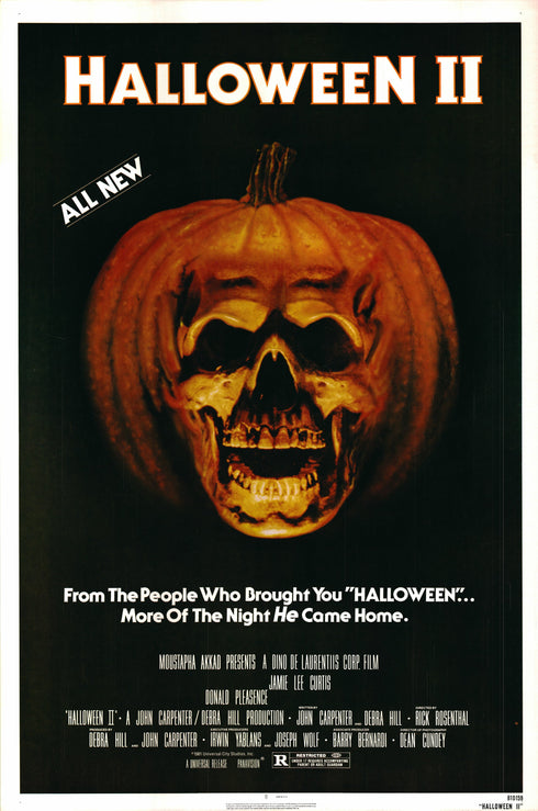 halloween 2 1981 one sheet poster rolled cardstock
