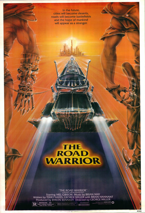 the road warrior 1982 one sheet poster rolled cardstock